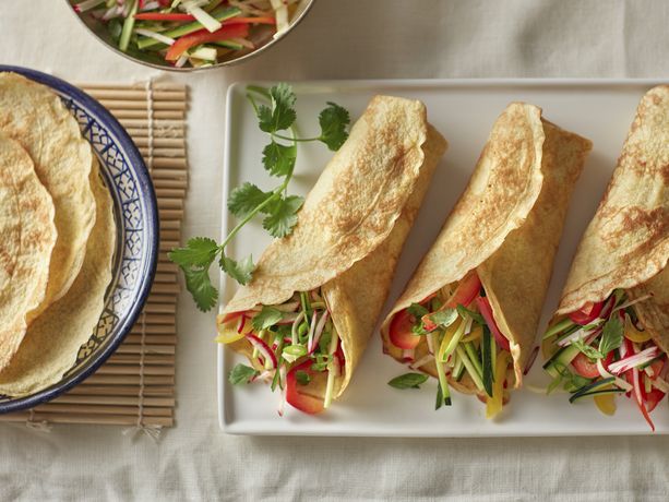 Coconut Curry Crepe Wraps