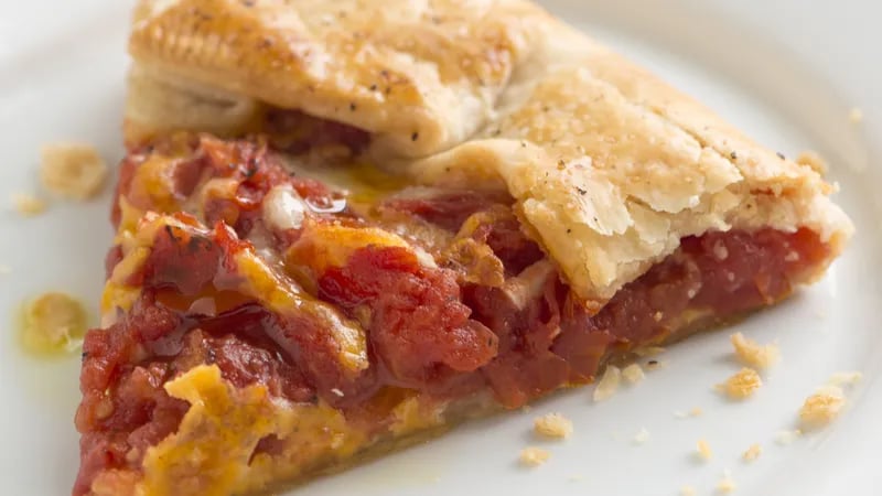 Fire Roasted Tomato Pie