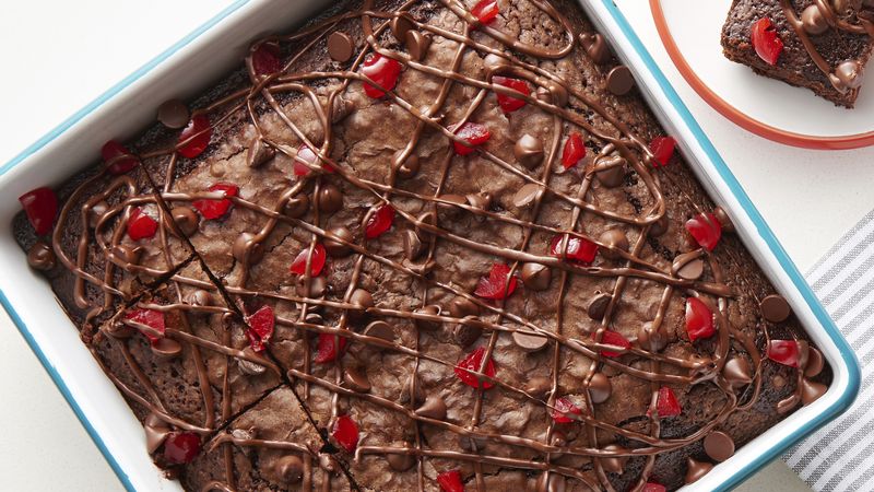 Maraschino Cherry Brownies - THIS IS NOT DIET FOOD