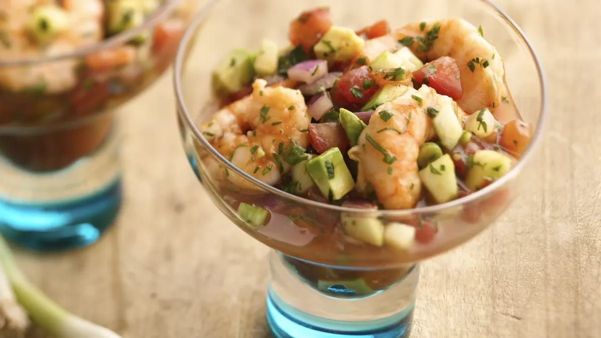 Ceviche-Style Shrimp Cocktail