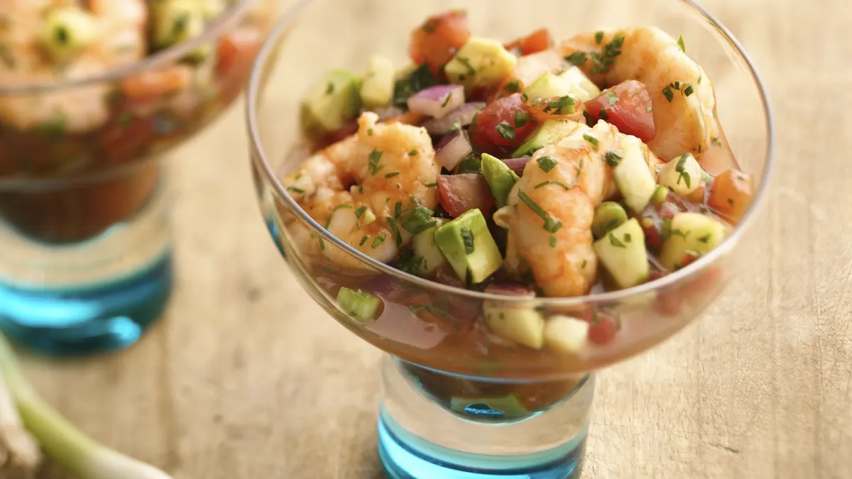 Ceviche-Style Shrimp Cocktail Recipe - BettyCrocker.com
