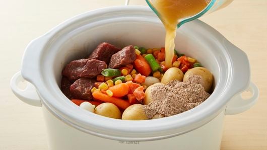 Easy Slow Cooker Beef Stew - dump & go!