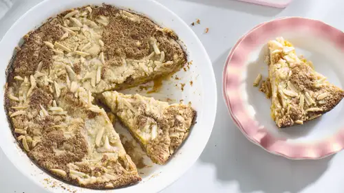Impossibly Easy Peaches ‘n' Cream Pie