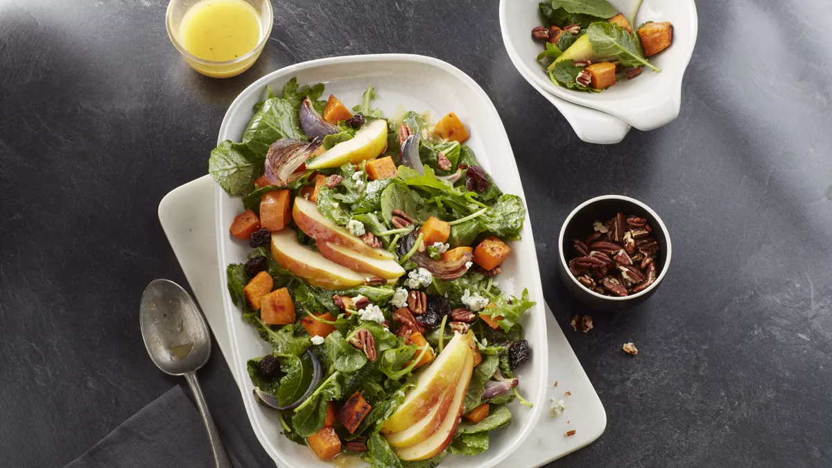 Roasted Sweet Potato and Kale Salad