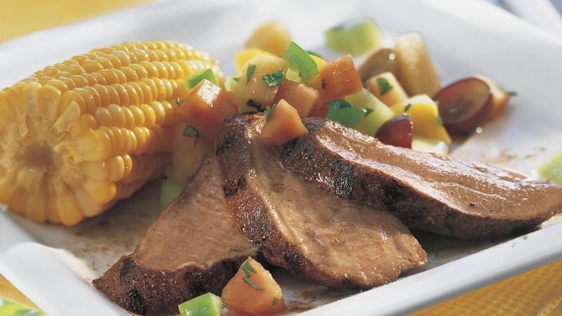 Grilled Caribbean Pork Tenderloin