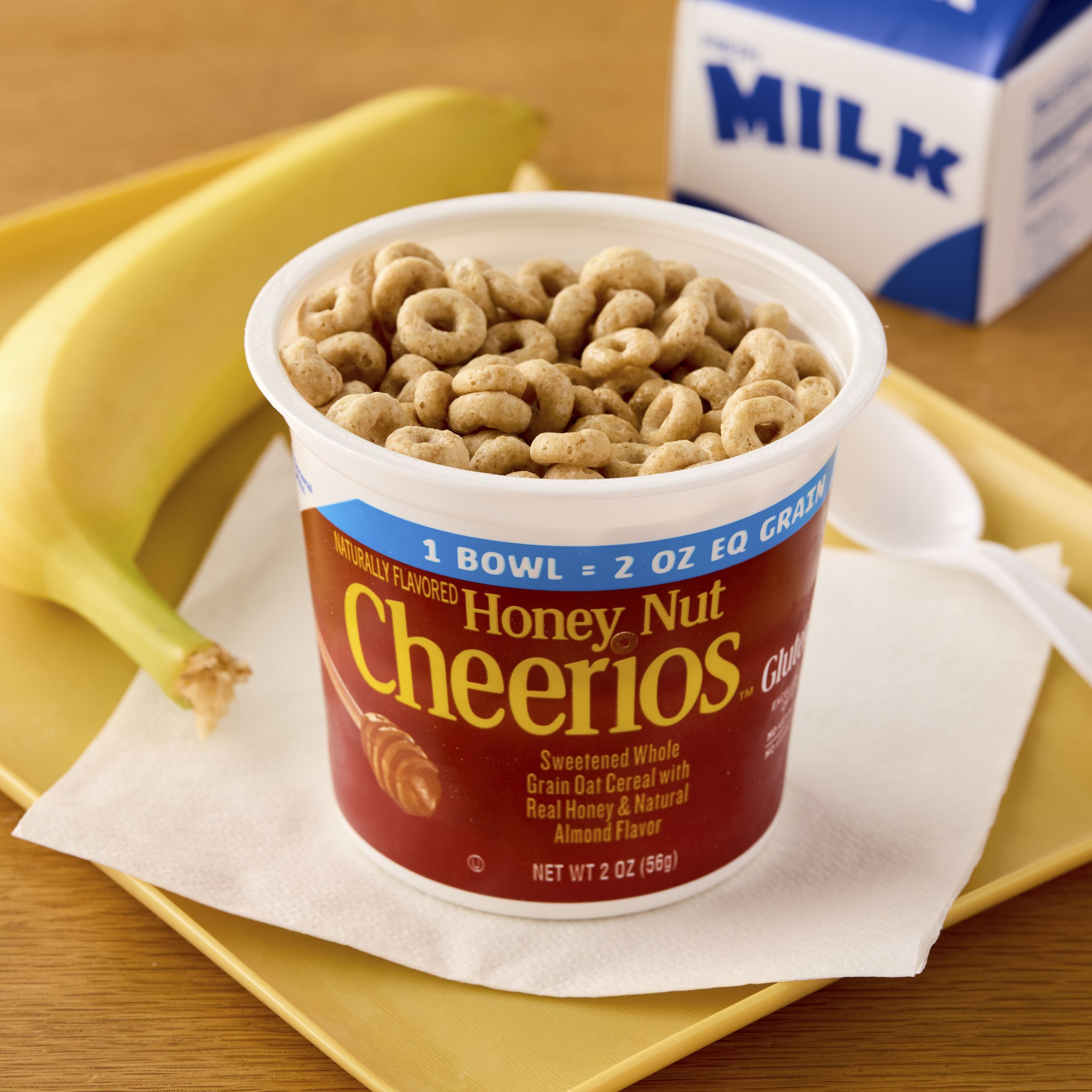  Styled Honey Nut Cheerios Gluten Free Cereal Single Serve Cup 60/2 OZ