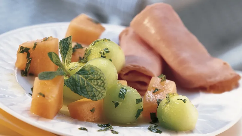 Lime-Mint Melon Salad