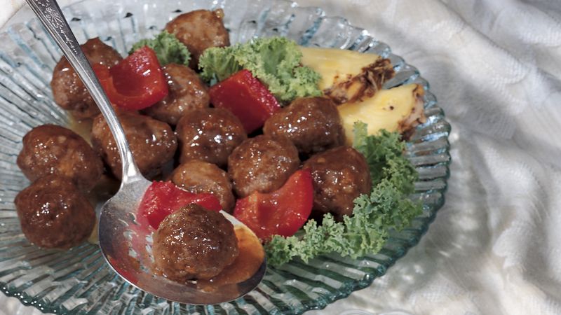 Apricot Sweet and Sour Meatballs