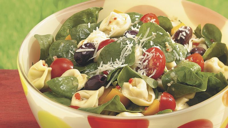 Tortellini-Spinach Salad