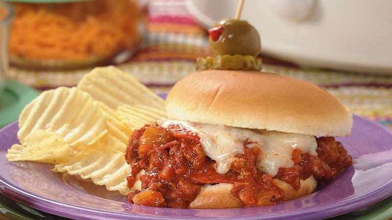 Slow-Cooker Pizza Joes