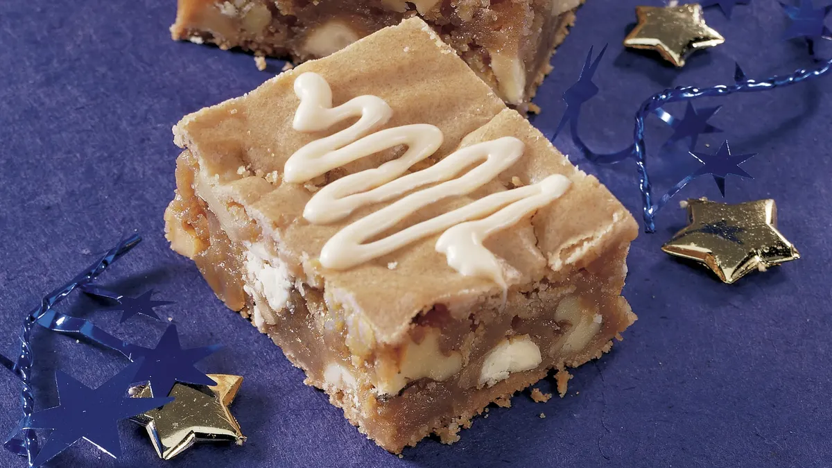 White Chip-Caramel Bars