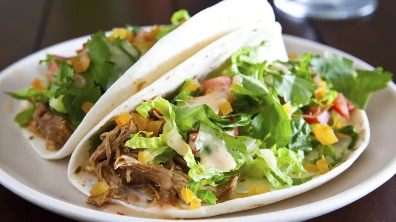 Slow-Cooker Apricot Chicken Tacos Recipe - BettyCrocker.com