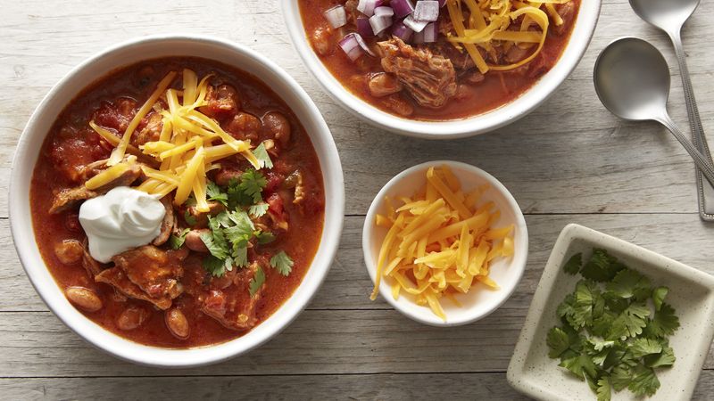 Slow-Cooker Pulled Pork Chili