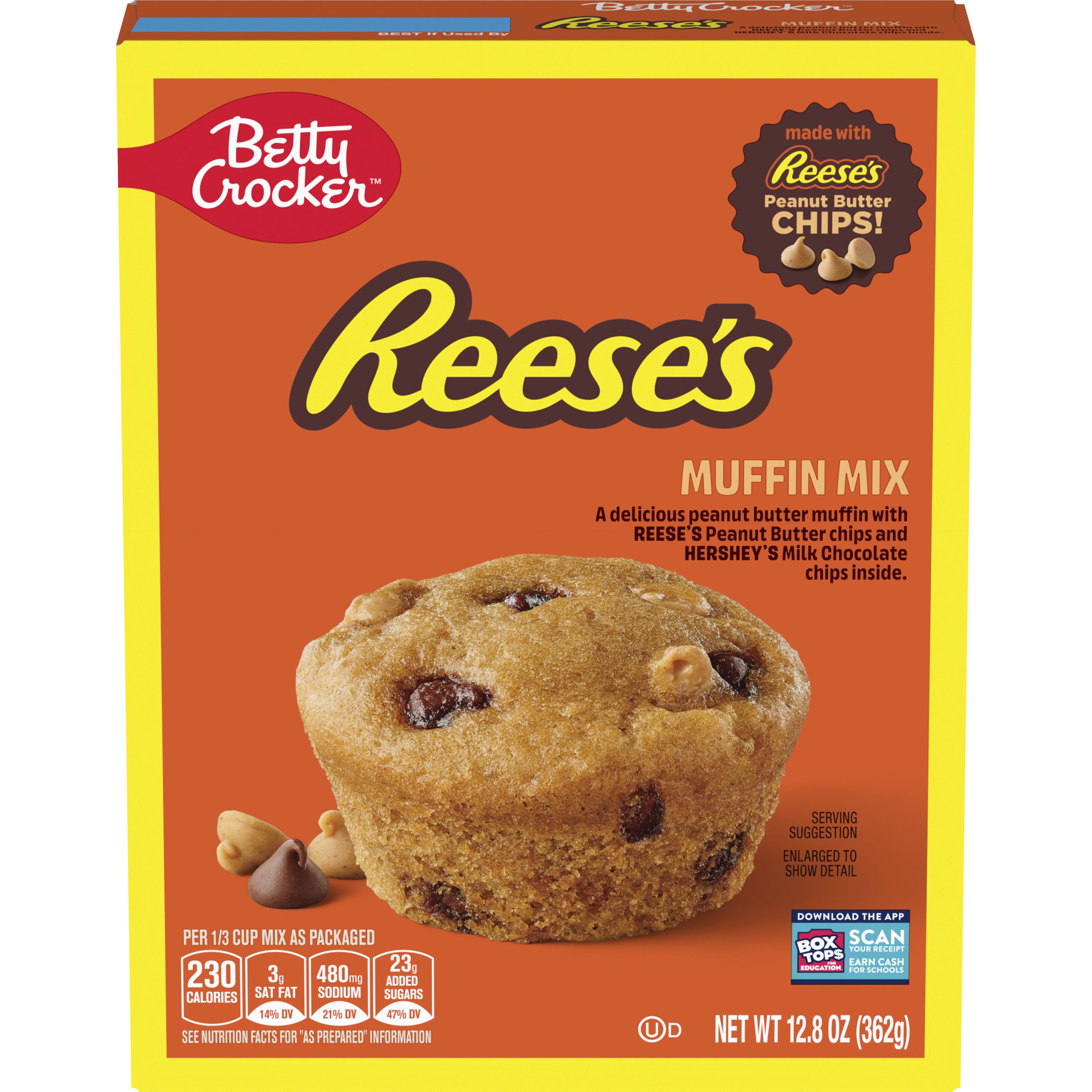 Betty Crocker REESE'S Peanut Butter Muffin Mix - Front