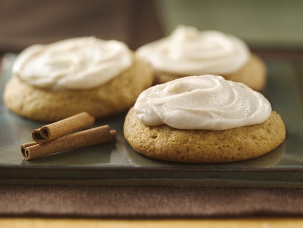 Pumpkin Cookies with Browned Butter Frosting