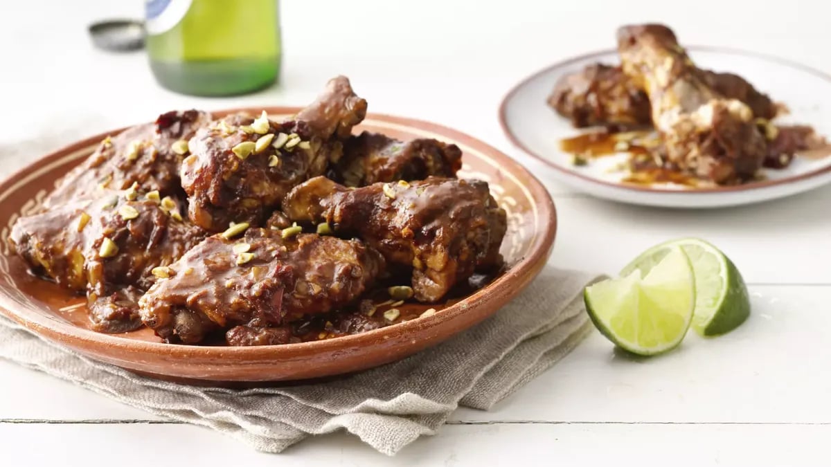 Slow-Cooker Mole Chicken Wings