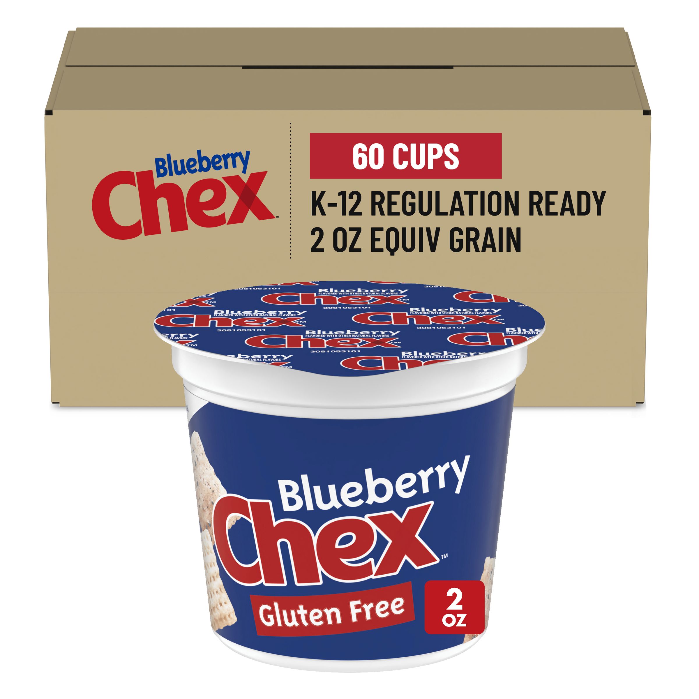 Blueberry Chex™ Gluten Free Cereal Single Serve K12 2oz Eq Grain