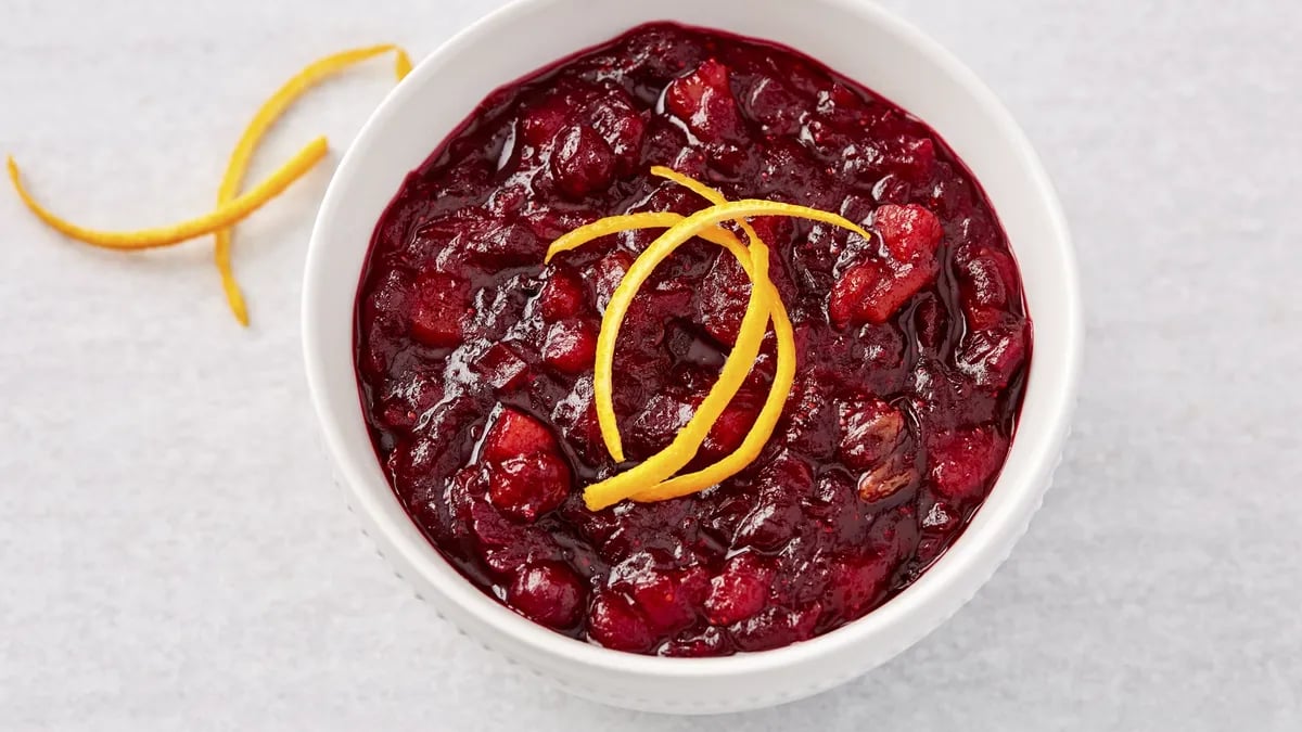 Fresh Cranberry Pear Chutney