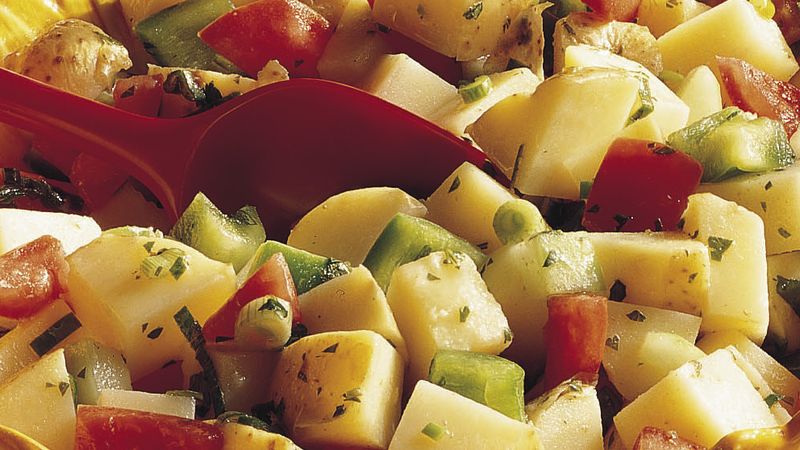 Potato-Vegetable Salad with Cilantro Dressing
