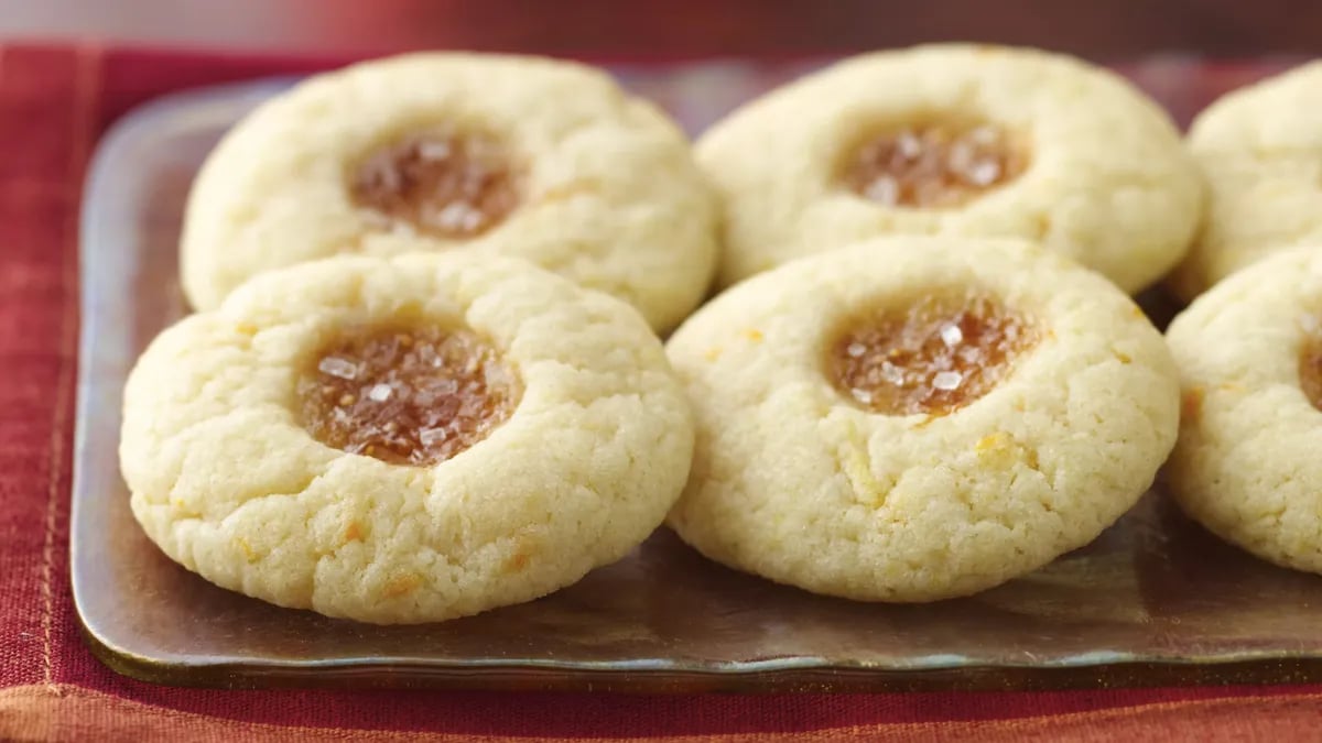 Citrus-Kissed Fig Thumbprints