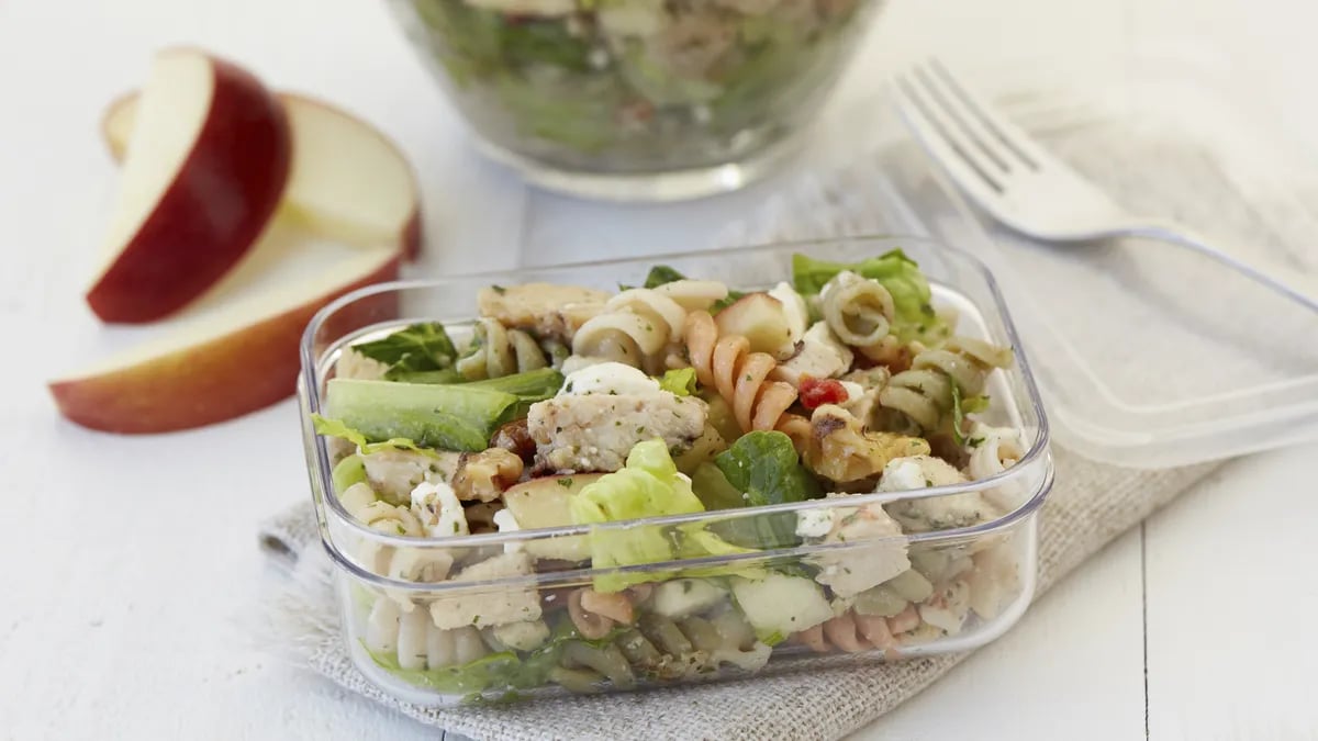 Chopped Chicken Apple Pasta Salad