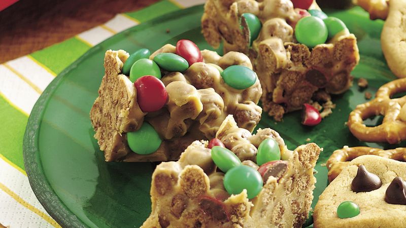 Holiday Chocolate Cereal Bars