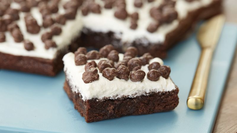 Double Crunch Marshmallow Brownies
