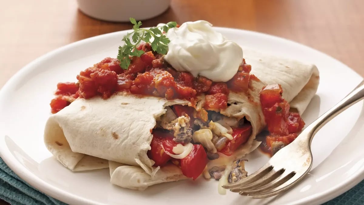 Chipotle and Black Bean Burritos