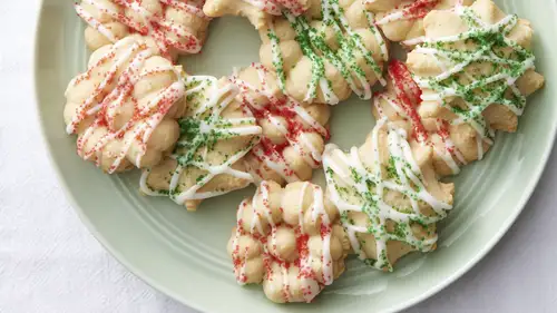 Eggnog Spritz Cookies-image