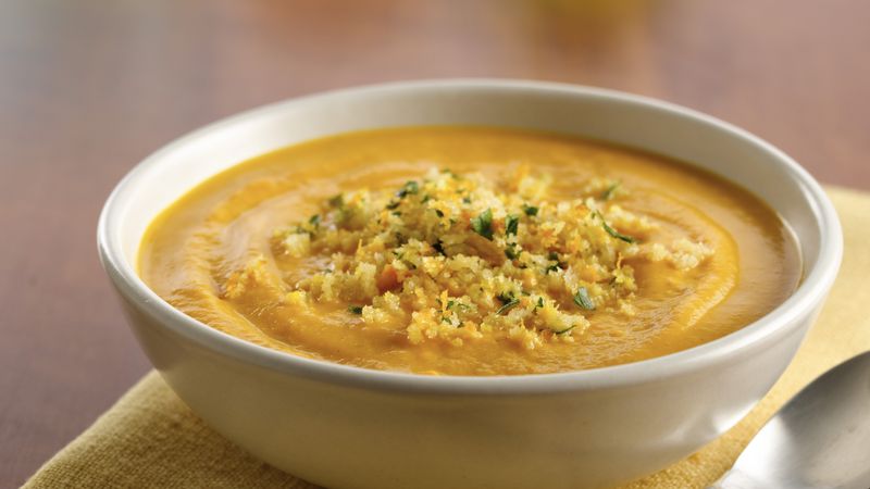 Creamy Spiced Carrot Soup 