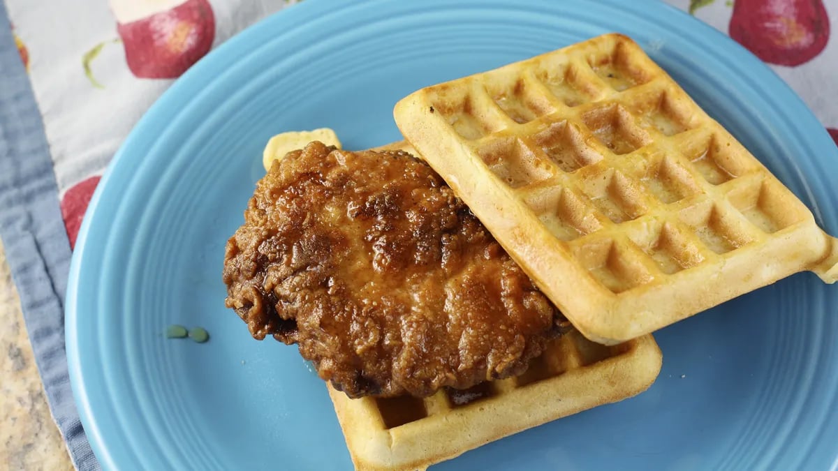 Chicken and Waffle Sandwich