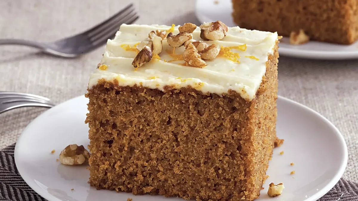 Citrus Frosted Spice Cake