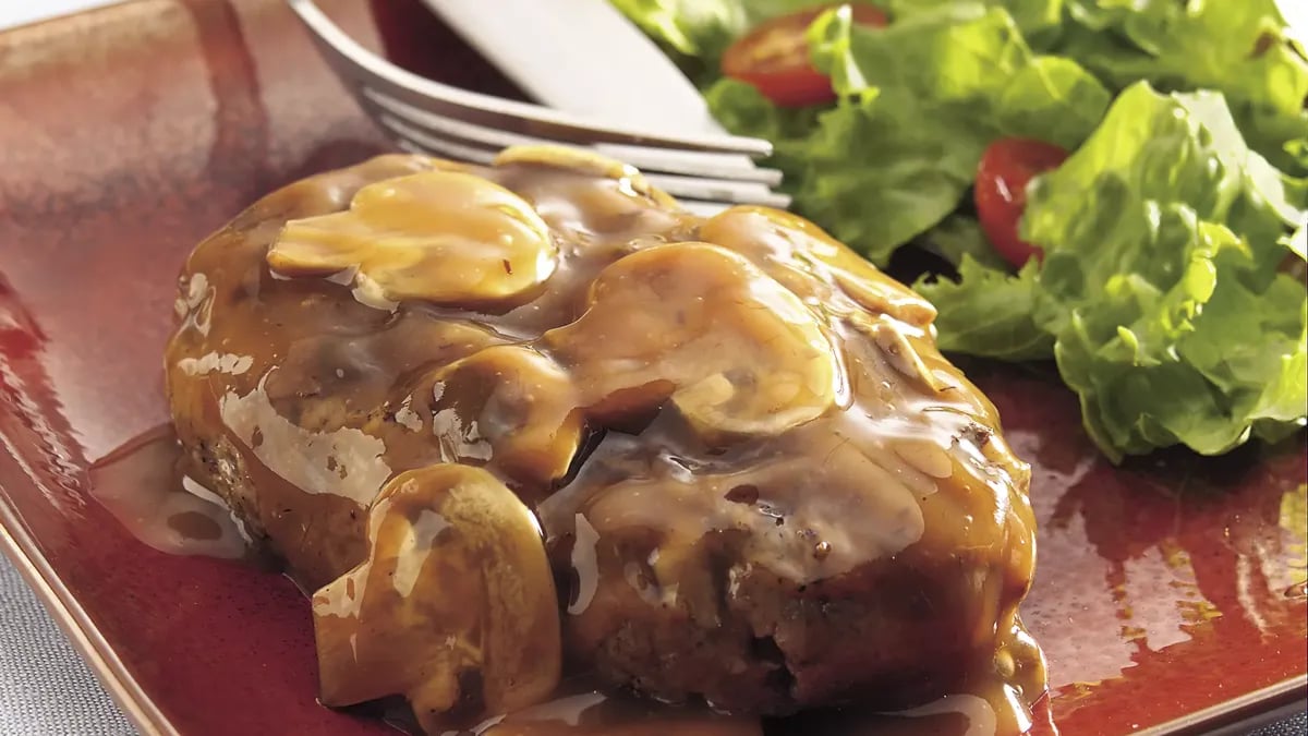 Herbed Salisbury Mushroom Steaks