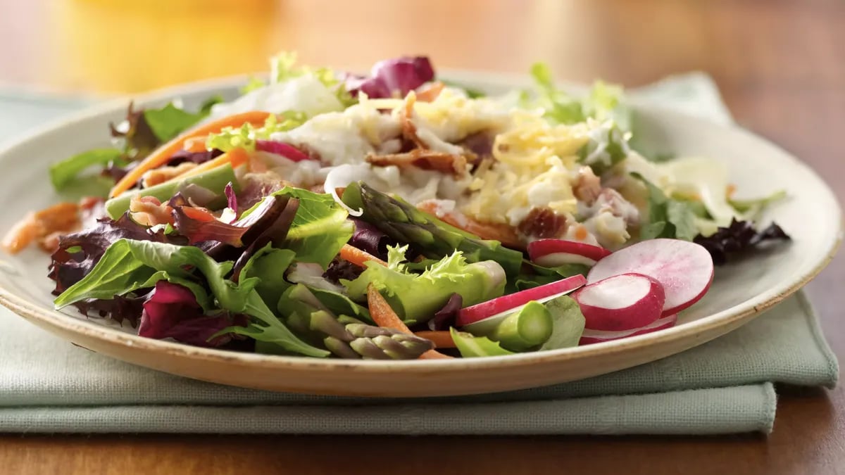 Fennel-Asparagus Seven-Layer Salad