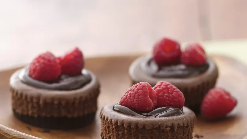 Mini Chocolate Cheesecakes