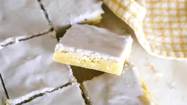 Lemon Lavender Cookie Bars