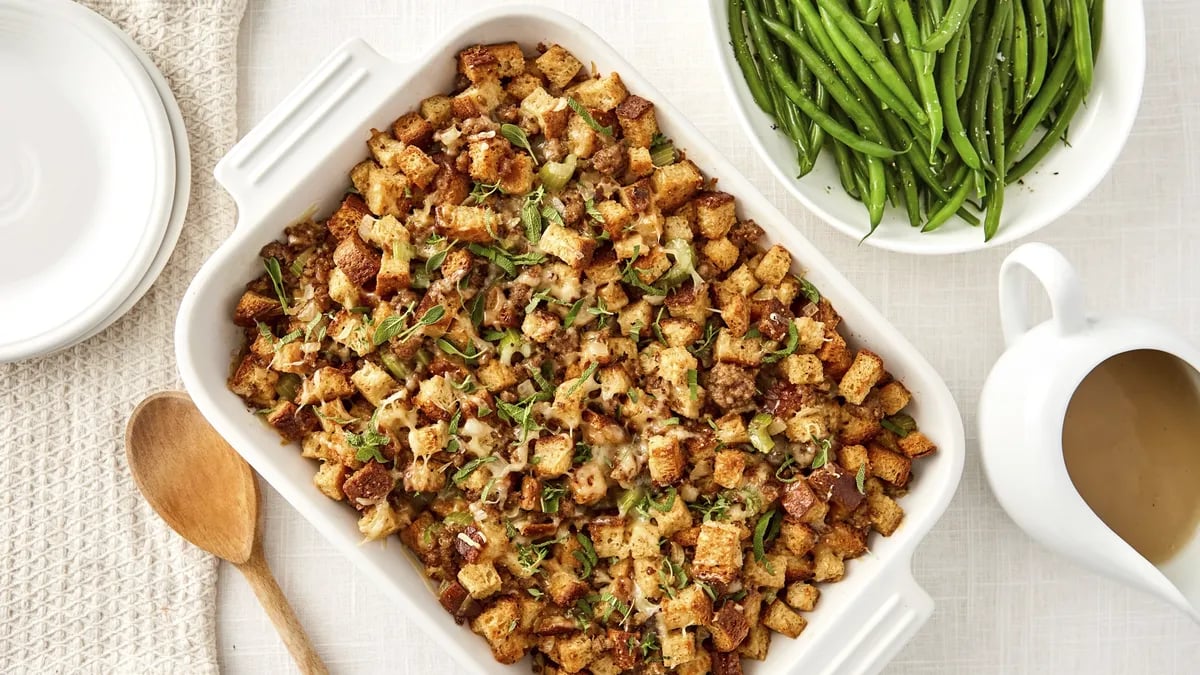 Gluten-Free Sausage Stuffing