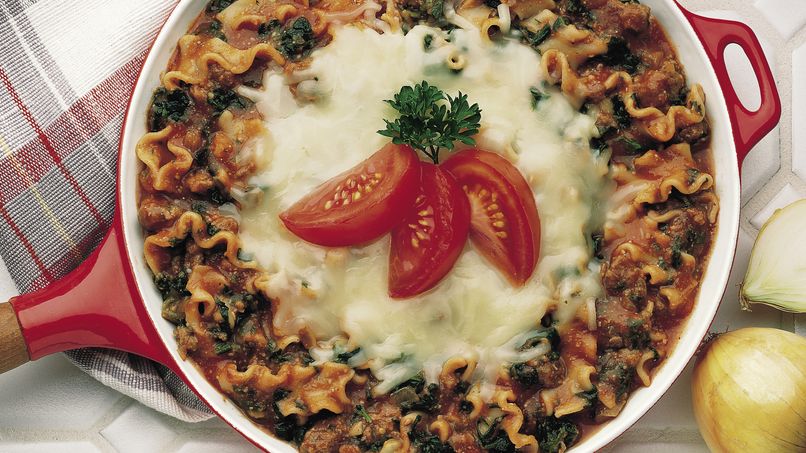 Lasaña Hamburger Helper® estilo Florentino
