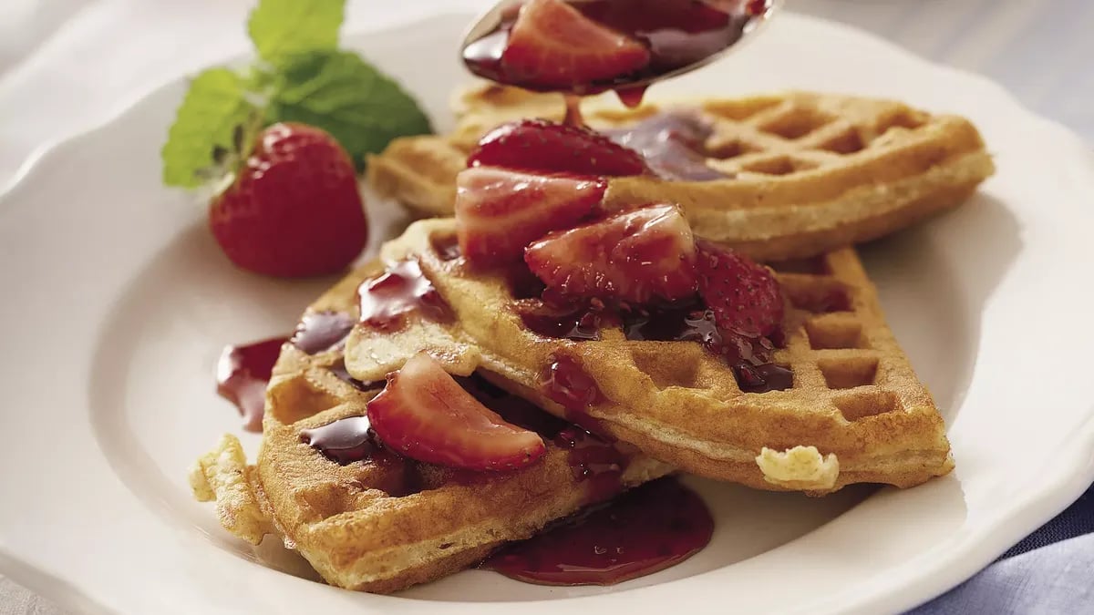 Whole Wheat-Granola Waffles