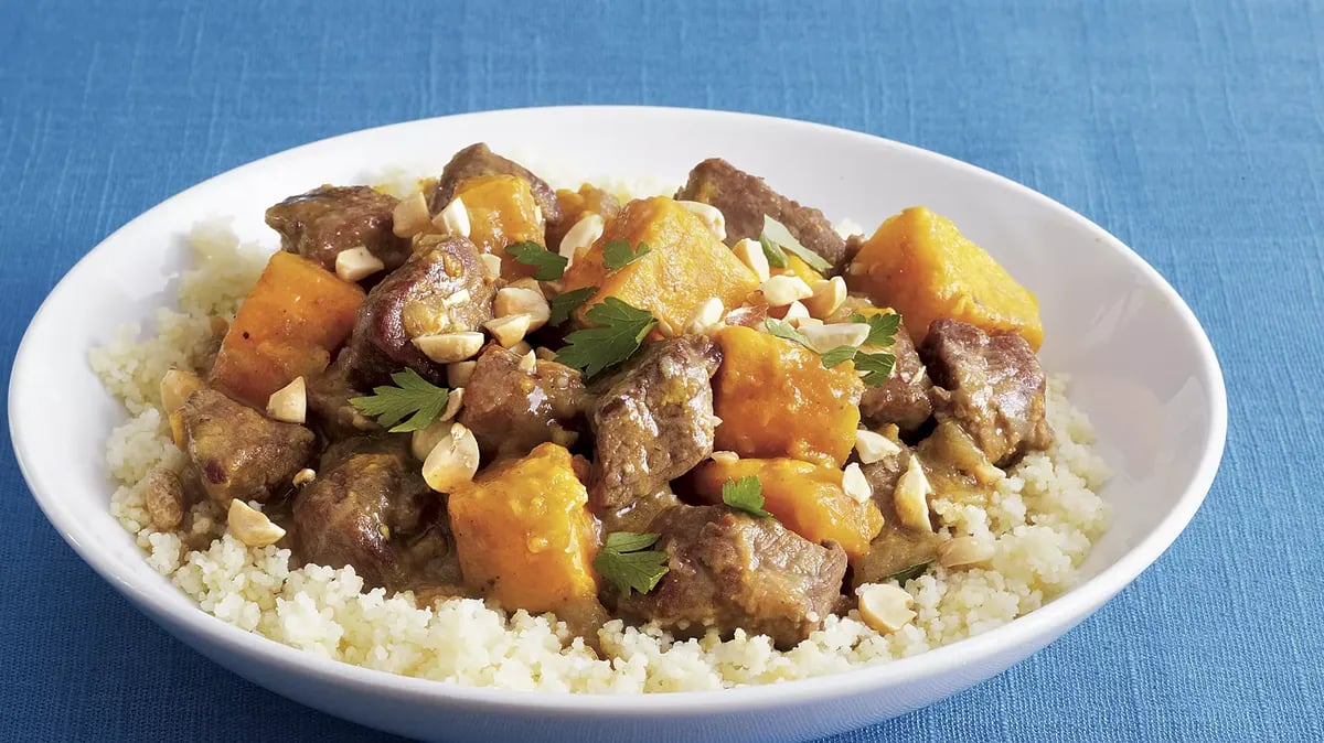 Curried Lamb-Sweet Potato Stew