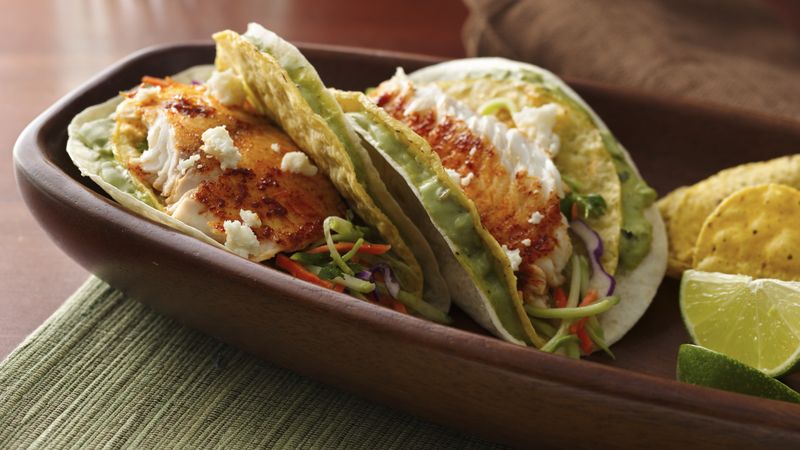 Soft and Crunchy Fish Tacos