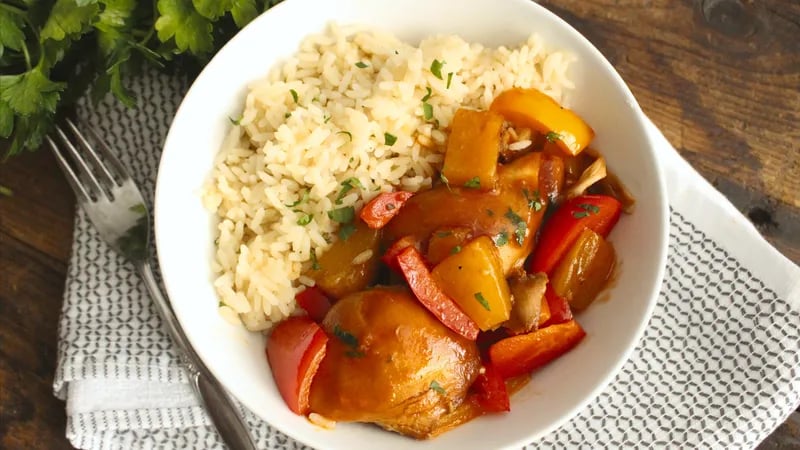 Slow-Cooker Hawaiian Pineapple Chicken