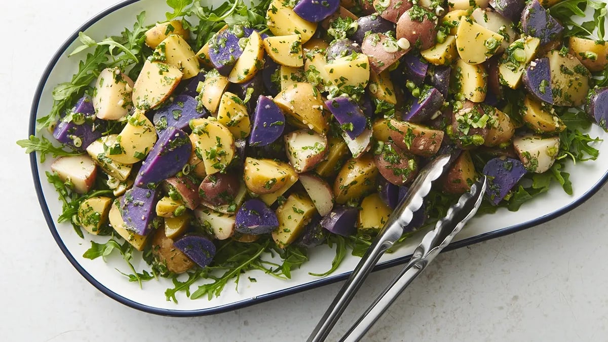 Tricolor Potato Salad