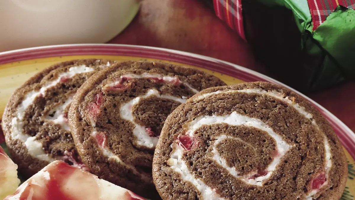 Choco-Cherry Swirl Cookies