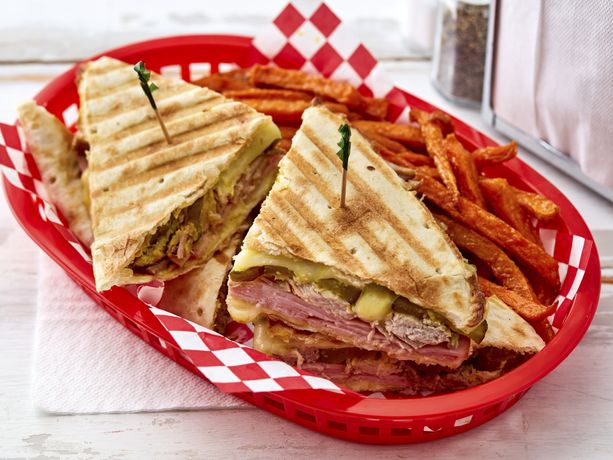 Cubano Flatbread Sandwich