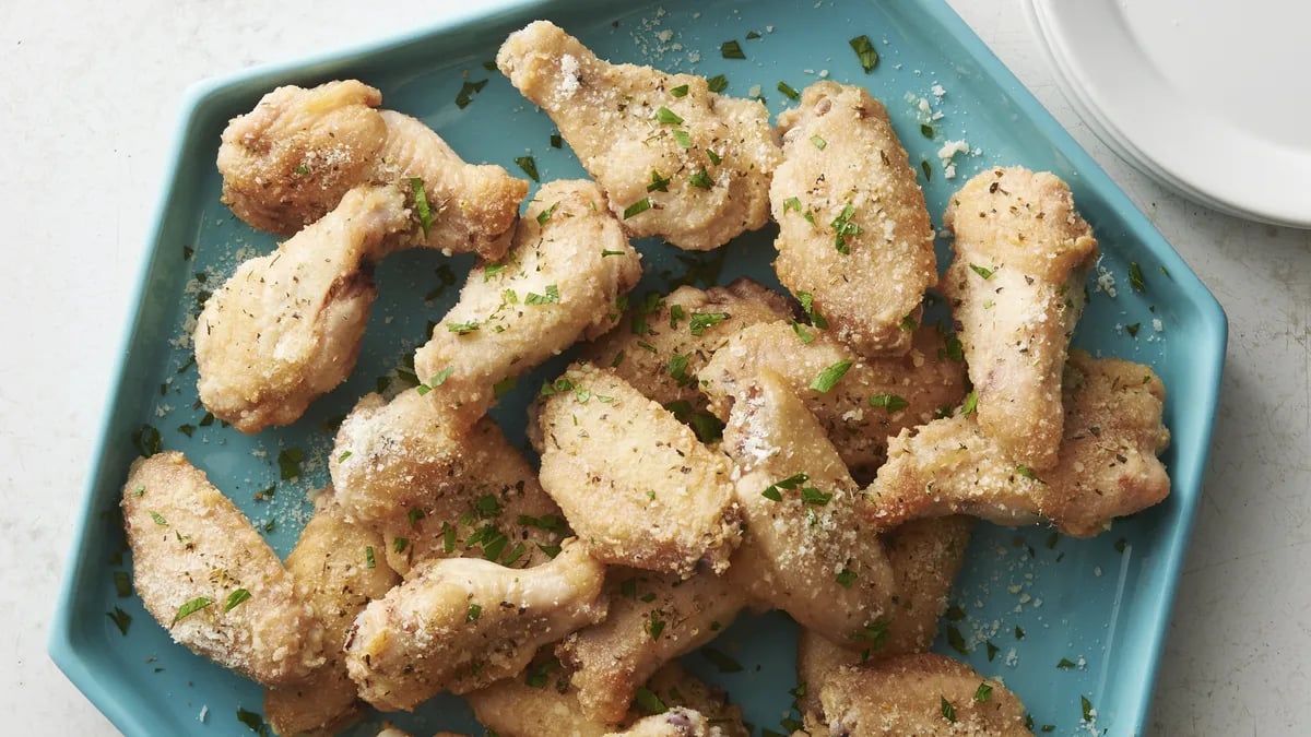 Oven-Baked Garlic-Parmesan Wings