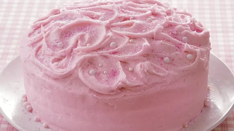 Pink Champagne Layer Cake