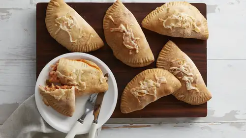  Pineapple-Chicken Pizza Pockets