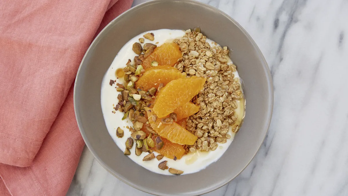 Honey Citrus Yogurt Bowl