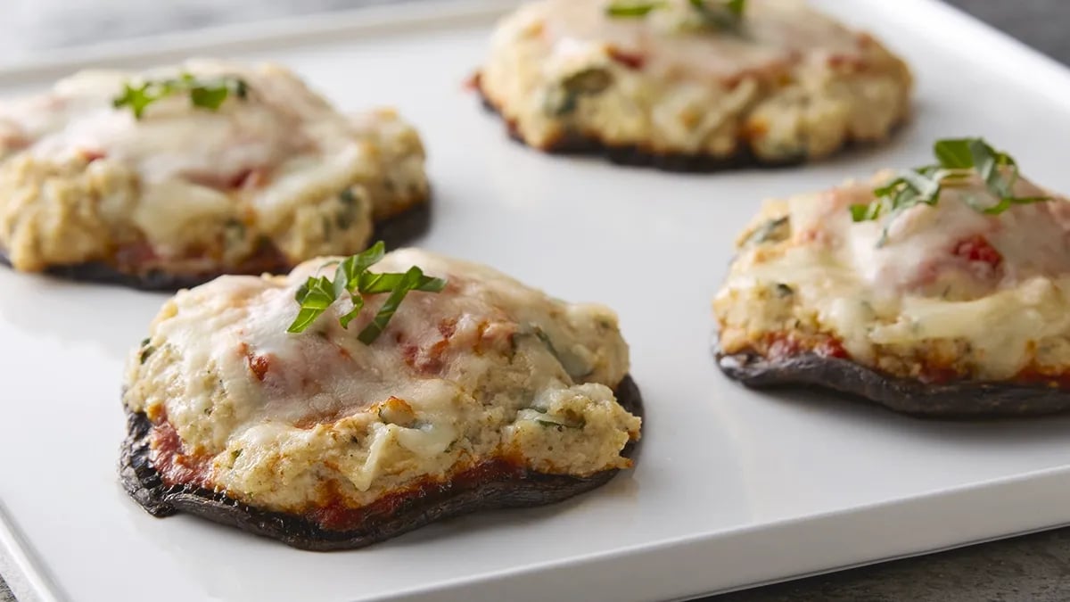 Lasagna-Stuffed Portobello Mushrooms